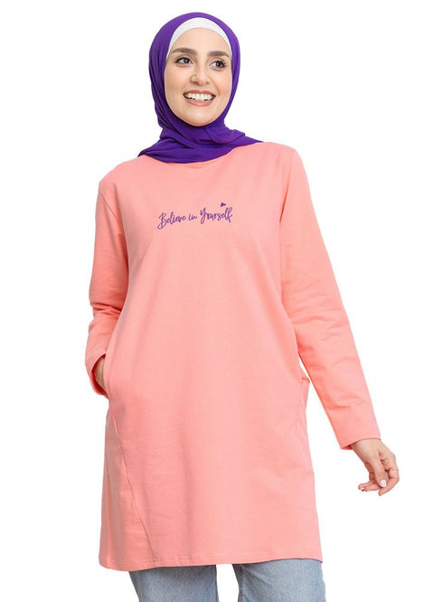 Salmon rose E - Pocket Tunic Design 8 - Khotwh