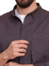 Salte grey Gabardine Shirt - Khotwh