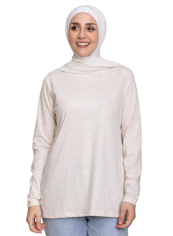 Sh - Beige Long - Sleeve - Khotwh