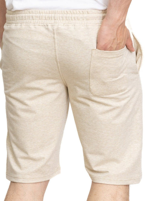 Sh - Beige Melton Short - Khotwh