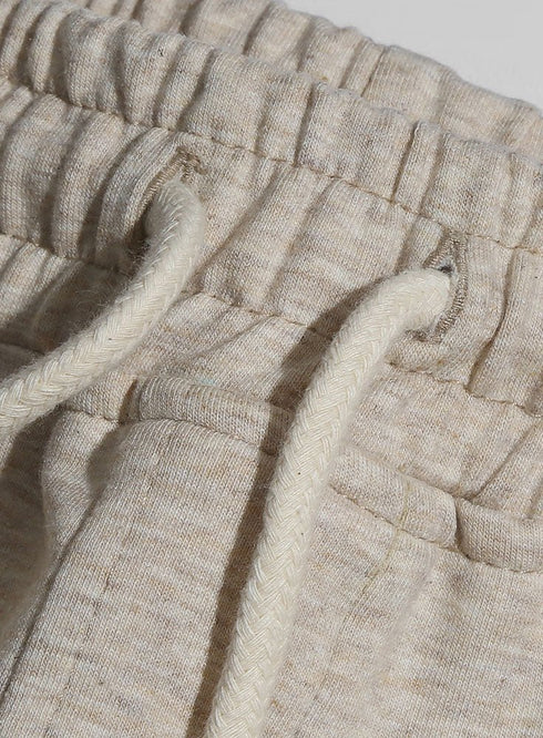 Sh - Beige Melton Short - Khotwh