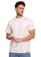 Sh - Beige Regular Round T-shirt - Khotwh