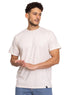 Sh - Beige Regular Round T-shirt - Khotwh
