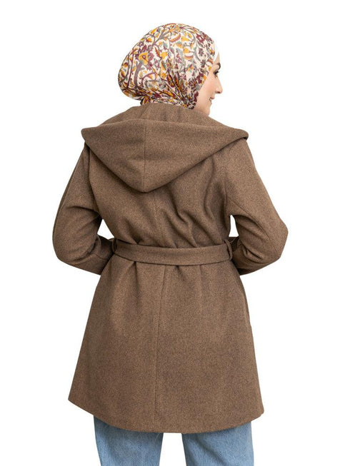 Sh - Brown Feather Jacket - Khotwh