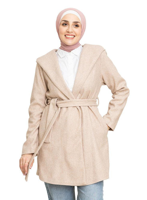 Sh - Coffee Feather Jacket - Khotwh