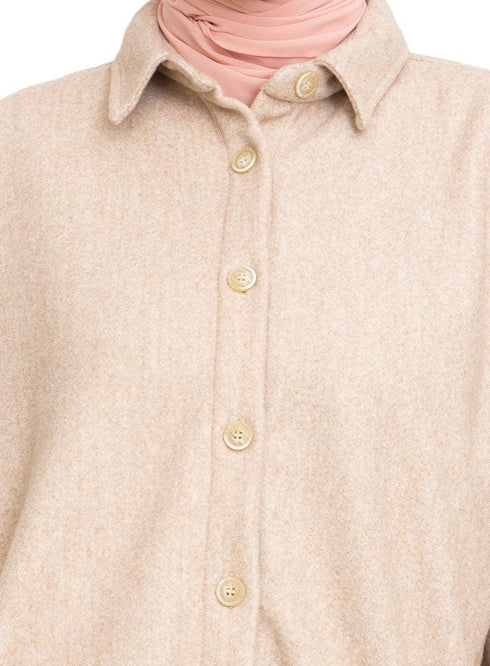 Sh - Coffee Feather Shirt - Khotwh