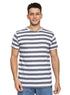 Sh.Black Striped Round T-shirt - Khotwh