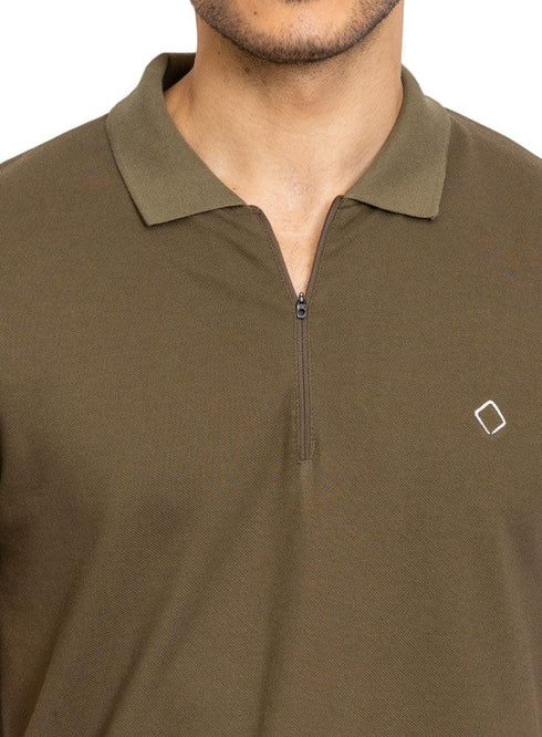 Sidar Zipper Polo - Khotwh