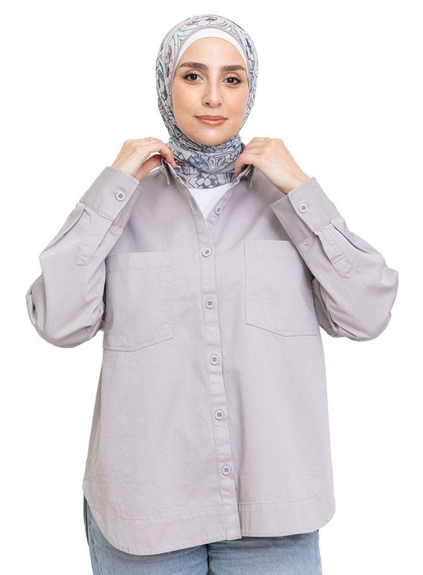 Silver Cur - Gabardine Shirt - Khotwh
