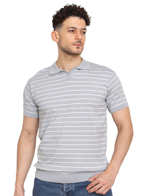 Silver Design 18 - F - Polo Neck T-Shirt - Khotwh