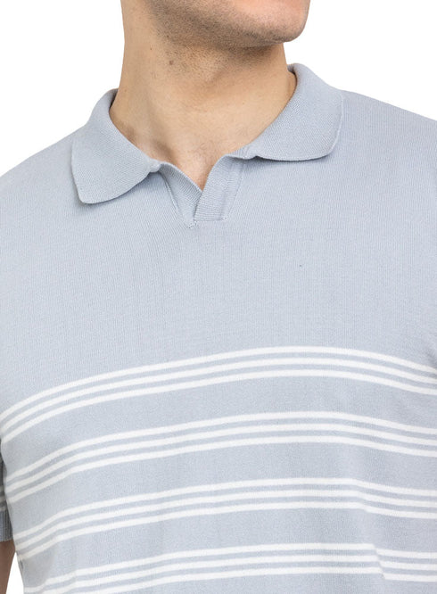 Silver Design 4 - F - Polo Neck T-Shirt - Khotwh
