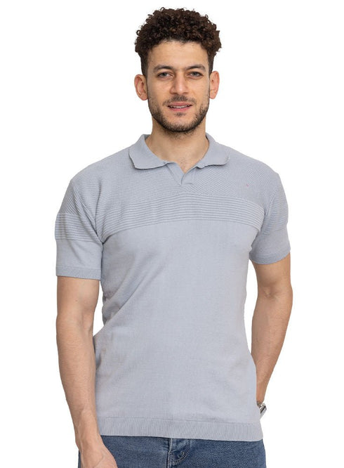 Silver Design 8 - F - Polo Neck T-Shirt - Khotwh