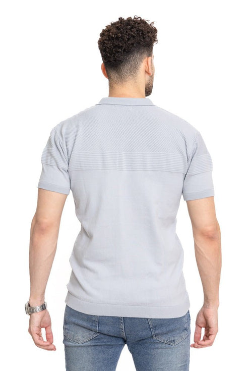 Silver Design 8 - F - Polo Neck T-Shirt - Khotwh