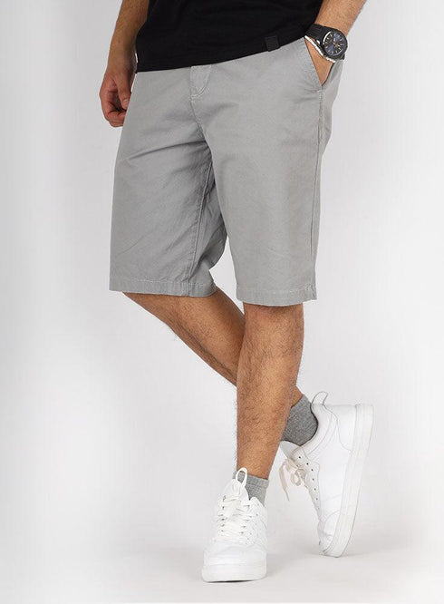 Silver Gaberdine Short - Khotwh