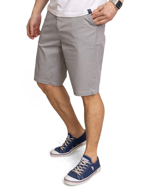 Silver Gaberdine Short - Khotwh