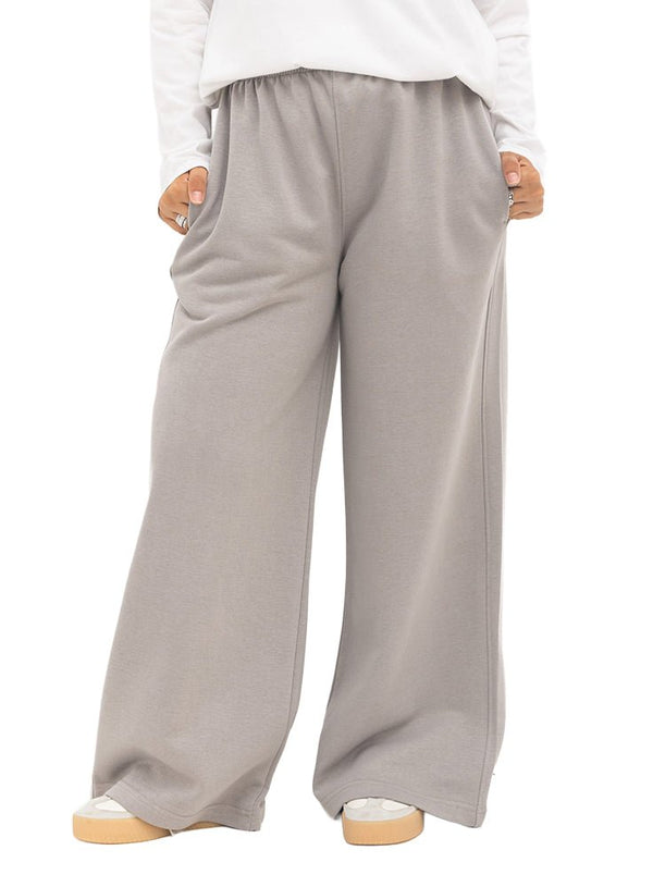 Silver Grey AN-Wide Leg (W) - Khotwh