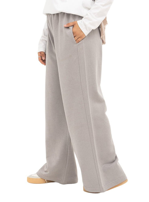 Silver Grey AN-Wide Leg (W) - Khotwh