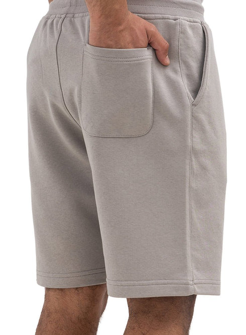 Silver Grey Melton Short - Khotwh