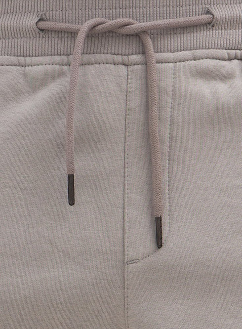 Silver Grey Melton Short - Khotwh