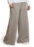 Silver Grey Melton Wide Leg (W) - Khotwh