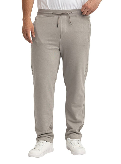 Silver Grey Zipper-Melton Wide Leg - Khotwh