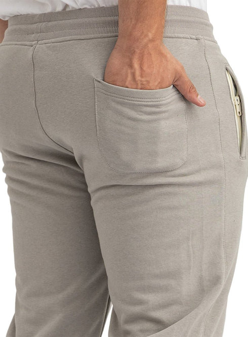 Silver Grey Zipper-Melton Wide Leg - Khotwh
