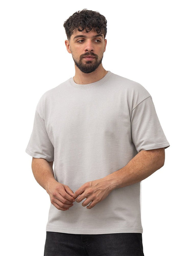 Silver K - Oversize Round T-Shirt - Khotwh