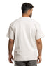 Silver Over Size Round T-Shirt - Khotwh