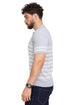 Silver Striped F - S.Knit Polo T-shirt - Khotwh
