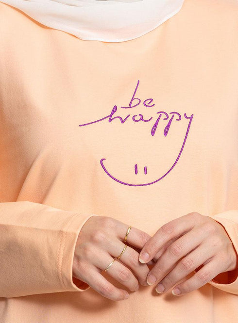 Simon Basic Tunic - Be Happy - Khotwh