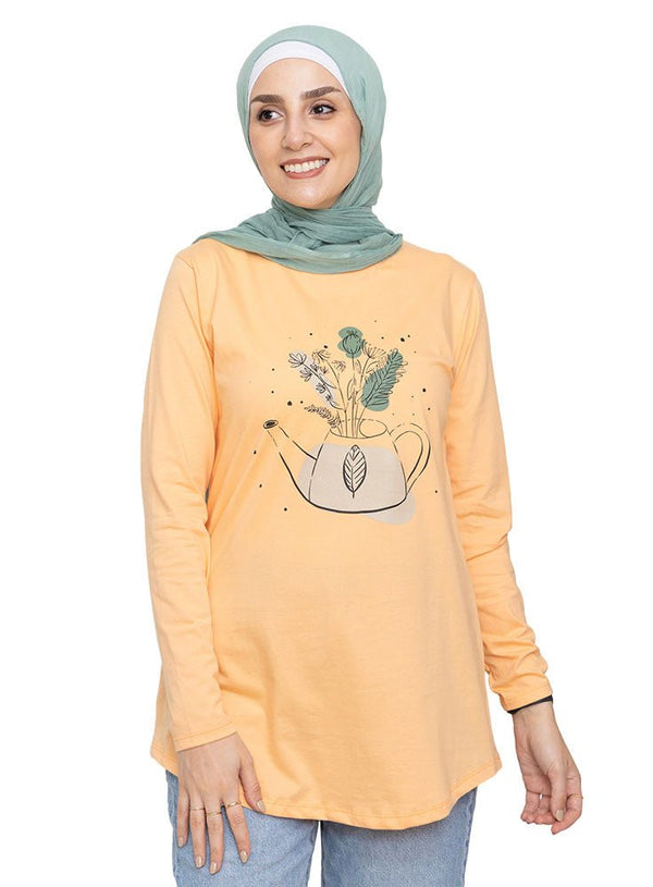 Simon Printed Long - Sleeve Design 31 - Khotwh