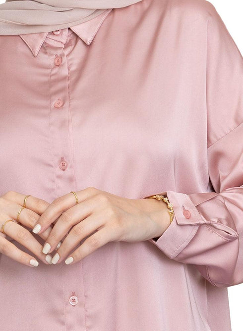 Simon Satin Blouse - Khotwh