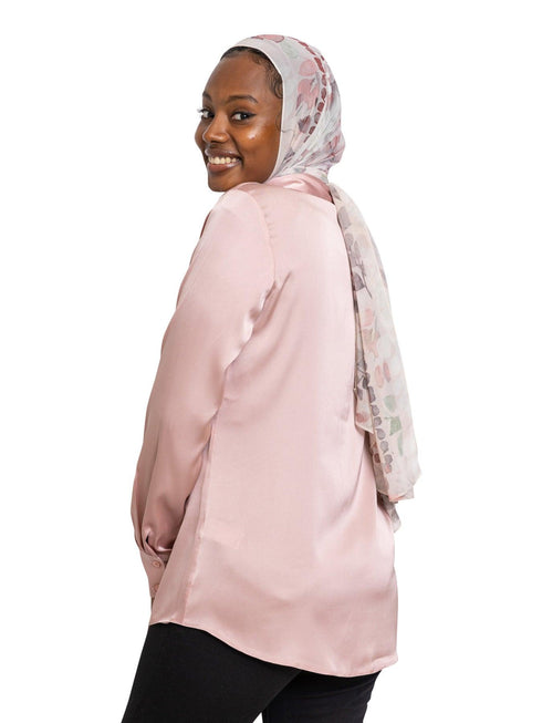 Simon Satin Collar Blouse - Khotwh