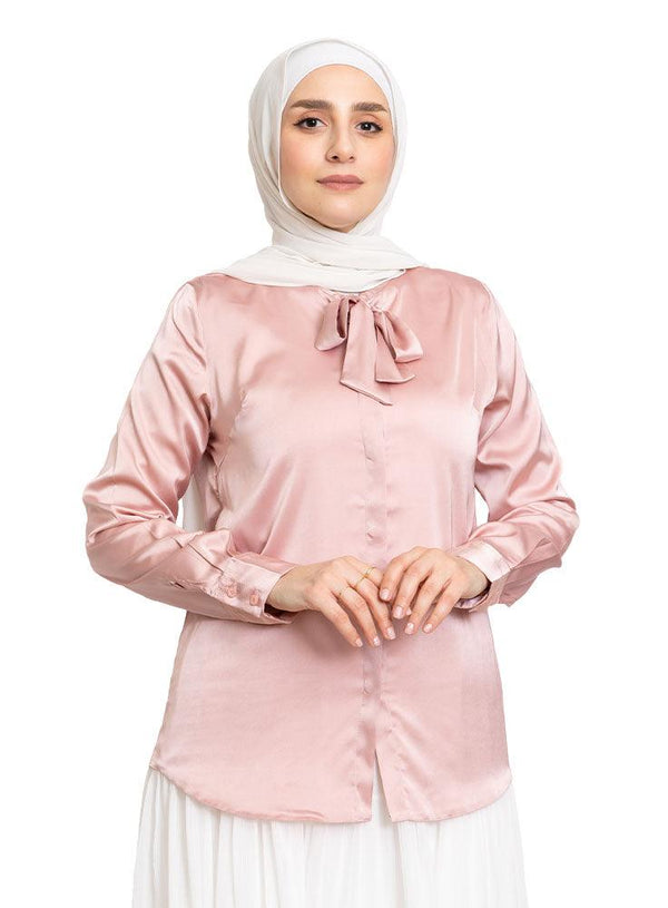 Simon Satin Tape Blouse - Khotwh