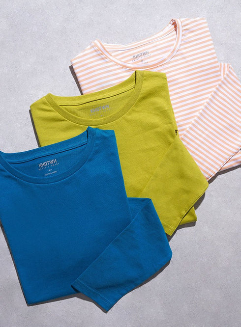 Simon Striped Long - Sleeve - Khotwh