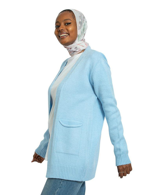 Sky Basic Pocket Cardigan - Khotwh