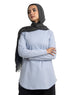 Sky Blue Cur.Long - Sleeve - Khotwh