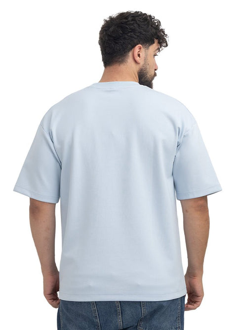 Sky Blue Design 1033 NF-Round T-Shirt - Khotwh