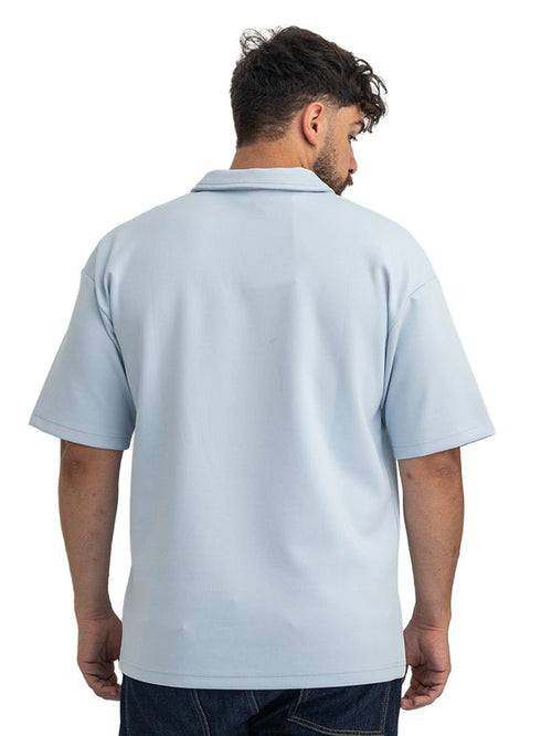 Sky Blue Design 3083 NF-Polo Neck T-Shirt - Khotwh