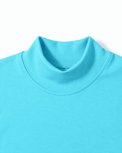 Sky Blue Kids Thermal Half Cole - Khotwh