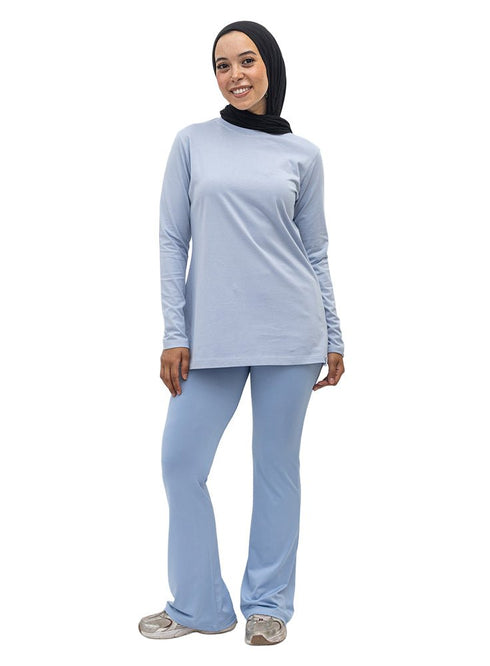 Sky Blue Long-Sleeve - Khotwh