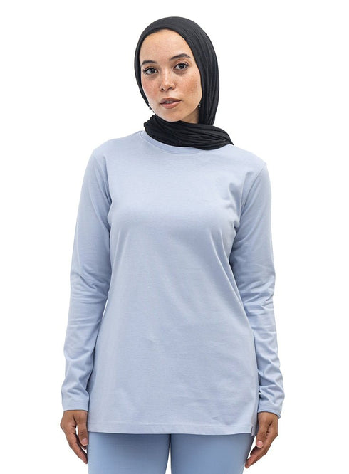 Sky Blue Long-Sleeve - Khotwh