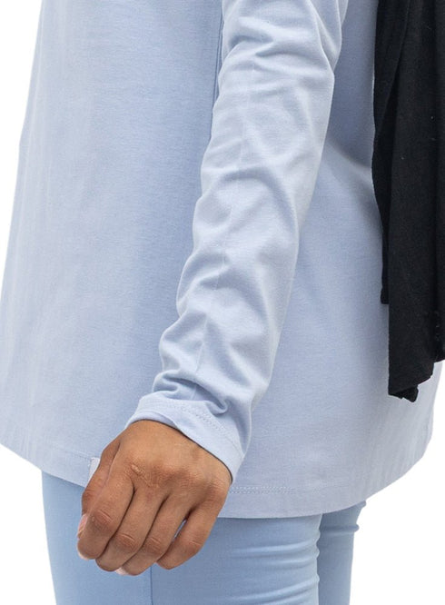 Sky Blue Long-Sleeve - Khotwh