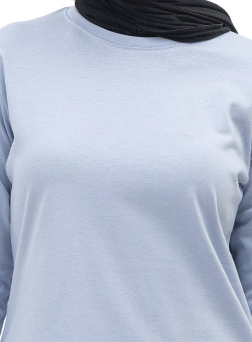 Sky Blue Long-Sleeve - Khotwh