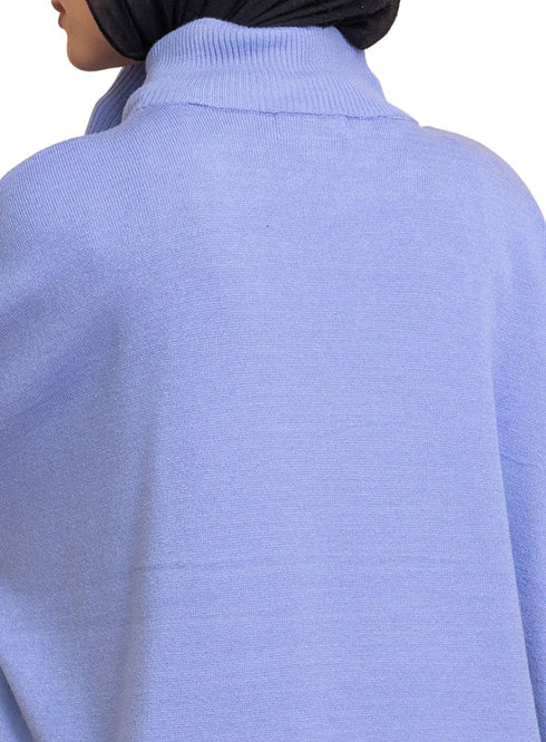 Sky Blue Over Size Half Cole - Khotwh