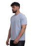 Sky Blue Relaxed Round T-Shirt - Khotwh