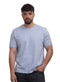 Sky Blue Relaxed Round T-Shirt - Khotwh