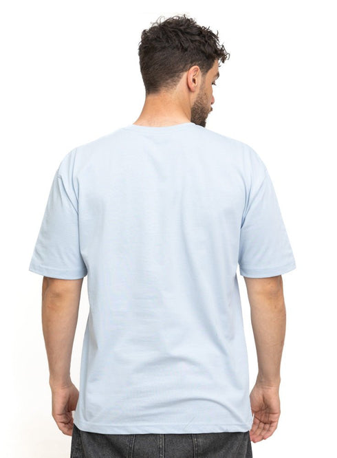 Sky Over Size Round T-Shirt - Khotwh