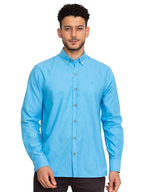 Sky Oxford Shirt - Khotwh