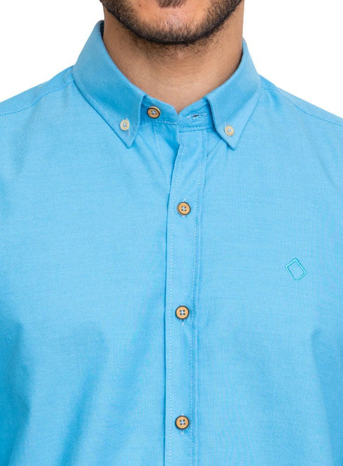 Sky Oxford Shirt - Khotwh